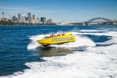 30-Minute Sydney Harbour Jet Boat Ride on Thunder Twist - A 30-minute hit of speed: what the Thunder jet boat does