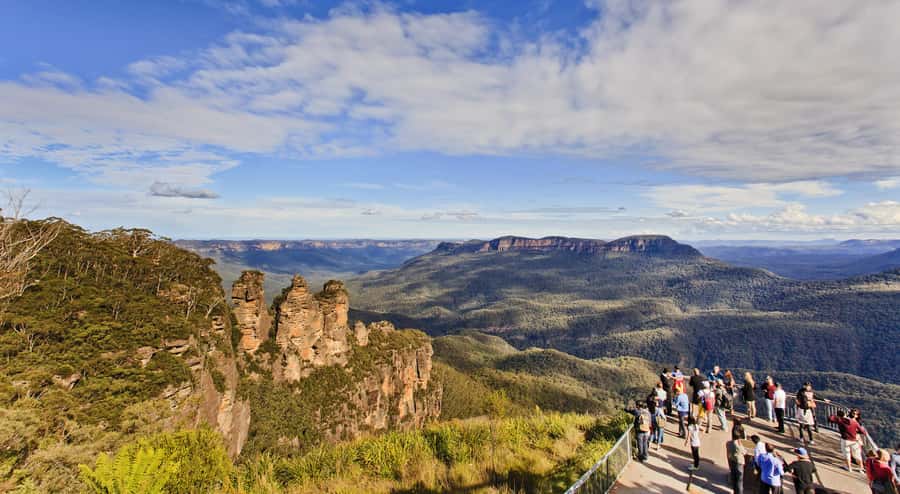 Blue Mountains Adventure: Scenic World, Zoo & Koala Photo - Echo Point and the Three Sisters: the classic view, done properly