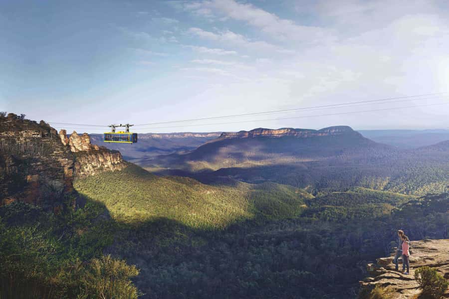 From Sydney: Blue Mountains, Scenic World, Zoo, & Ferry Ride - Scenic World in Katoomba: Skyway, Railway, Cableway, and Rainforest Walk