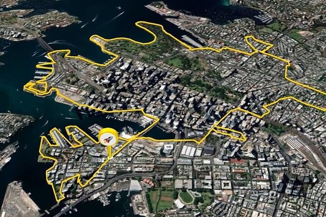 Guided Electric Bike Tour of Sydney with Bluetooth helmets - Sydney Harbour Bridge and Circular Quay: the postcard sequence