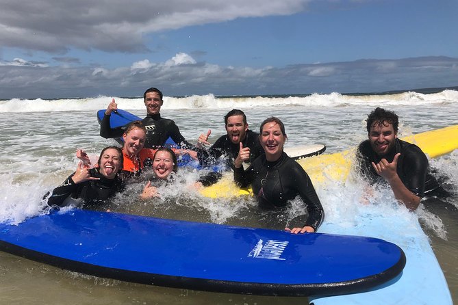 Learn to Surf Day Trip - Sydney - Lesson One: learning to stand up without panicking