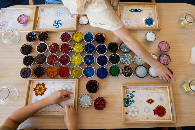 Mosaic Art Classes Sydney: Turkish Lamp Workshop - Design time: templates, colours, and making the pattern your own