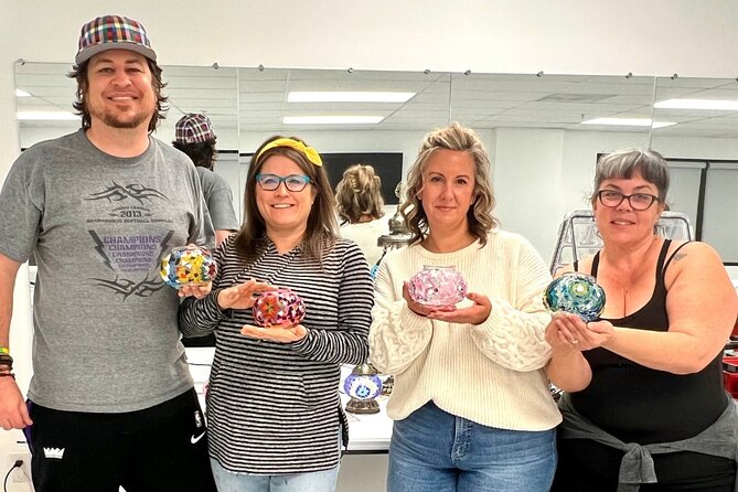Mosaic Art Classes Sydney: Turkish Lamp Workshop - Upgrade options: from candle holder to classic lamp styles