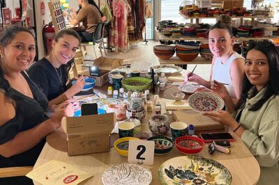 Paint and Sip Classes Sydney: Ceramic Plates & Bowls - Your Take-Home Art: Ceramic Plates and Bowls