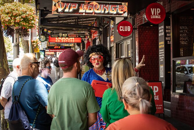 Private Drag Queen Walking Tour through Sydney's LGBT District - Mardi Gras offices: activism behind the party