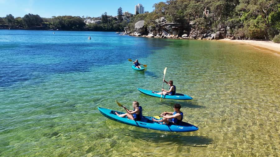 Sydney: Guided Kayak Tour of Manly Cove Beaches - The Route Through Manly Cove: Collins Flat, Store, and Quarantine