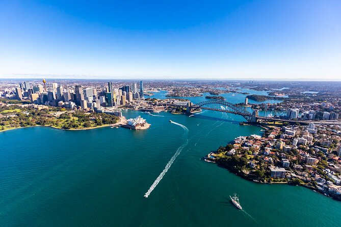 Sydney Harbour Scenic Helicopter Flight - The aerial route: Harbour icons, beaches, and cliff suburbs