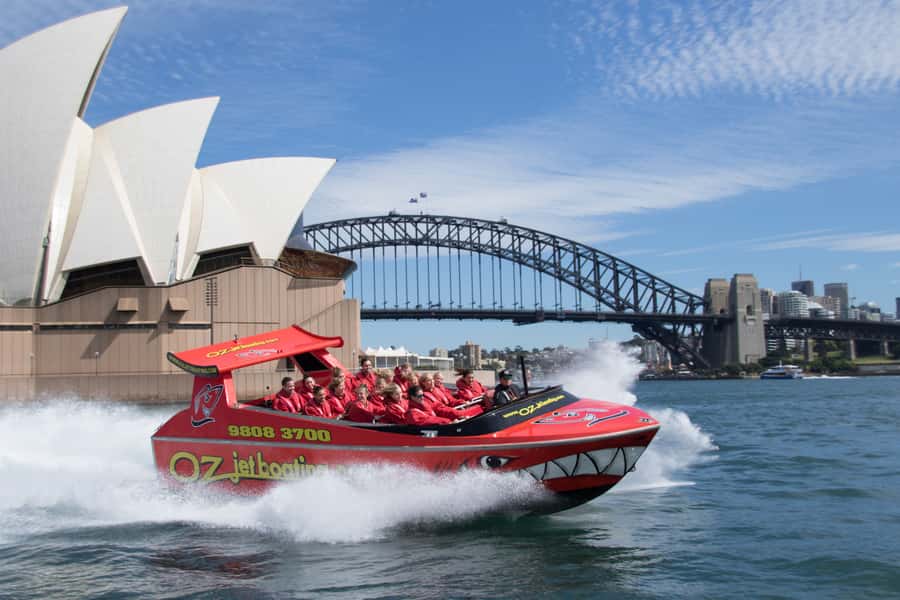 Sydney: Jet Boat Adventure Ride from Circular Quay - The 30-minute harbour run: how the boat handles waves and turns