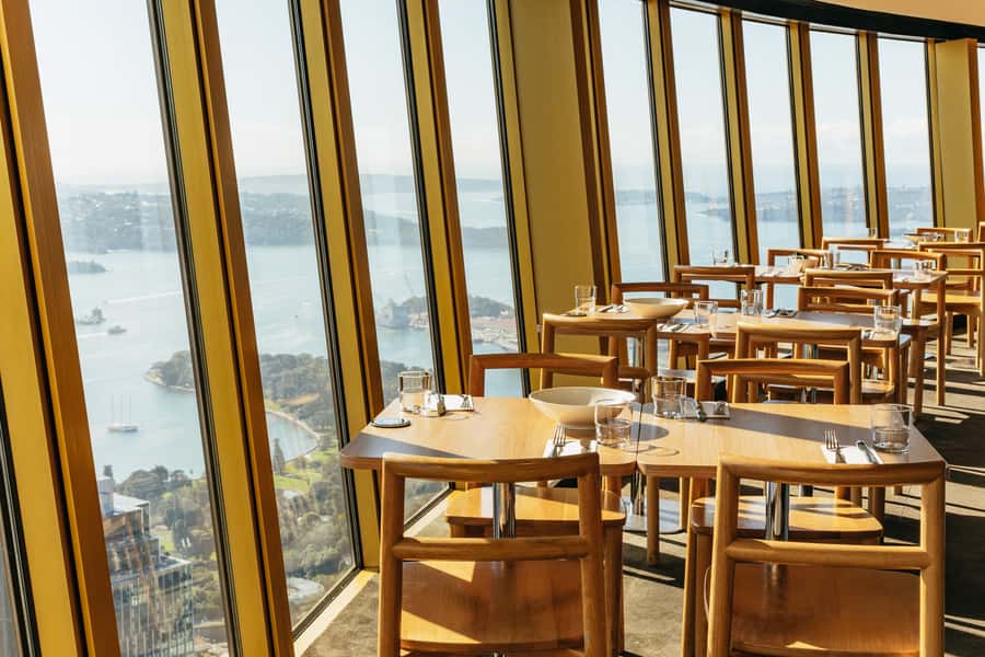 Sydney: Unlimited Skyfeast at Sydney Tower - Window Seating, Welcome Drinks, and Photo-Friendly Timing