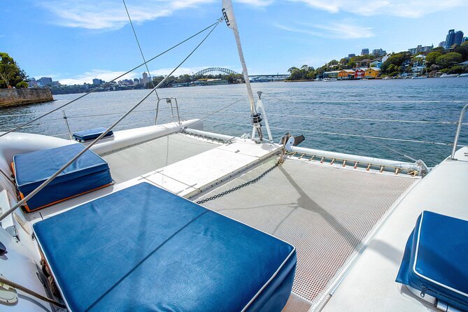Vivid 90-Minute Sydney Harbour Catamaran Cruise with BYO Drinks - Timing and weather: dress like the boat has your thermostat